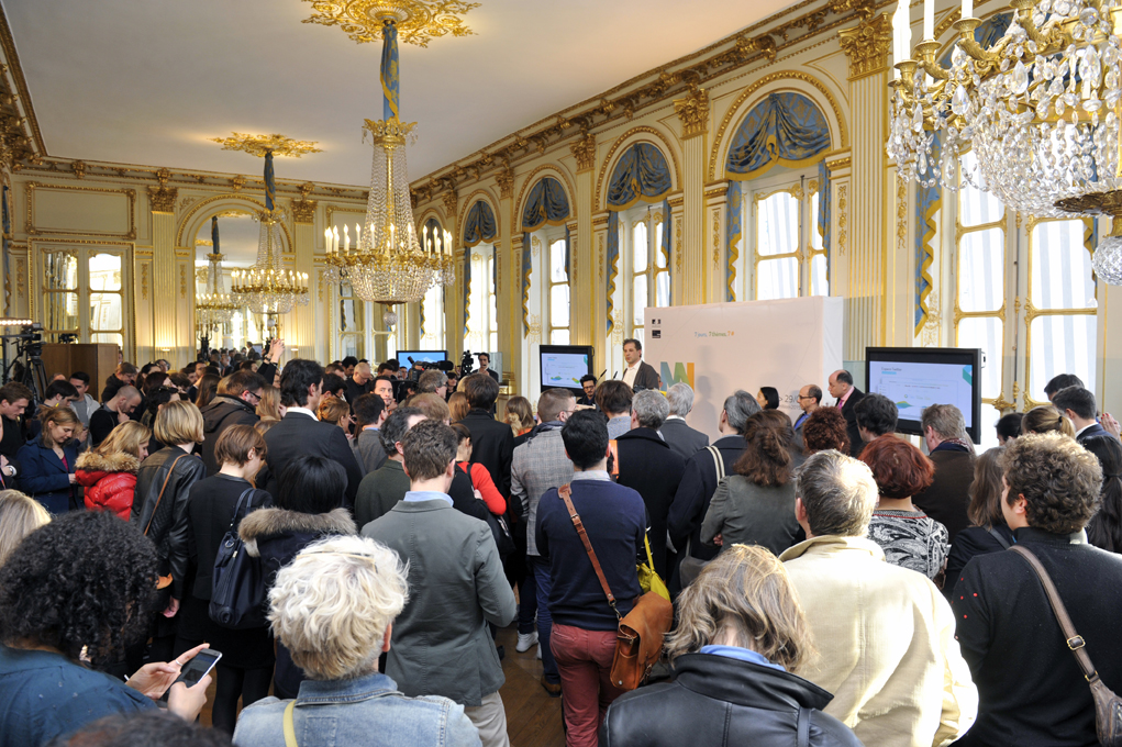 Conférence de presse de lancement de la MuseumWeek 2015 © MCC/Didier Plowy